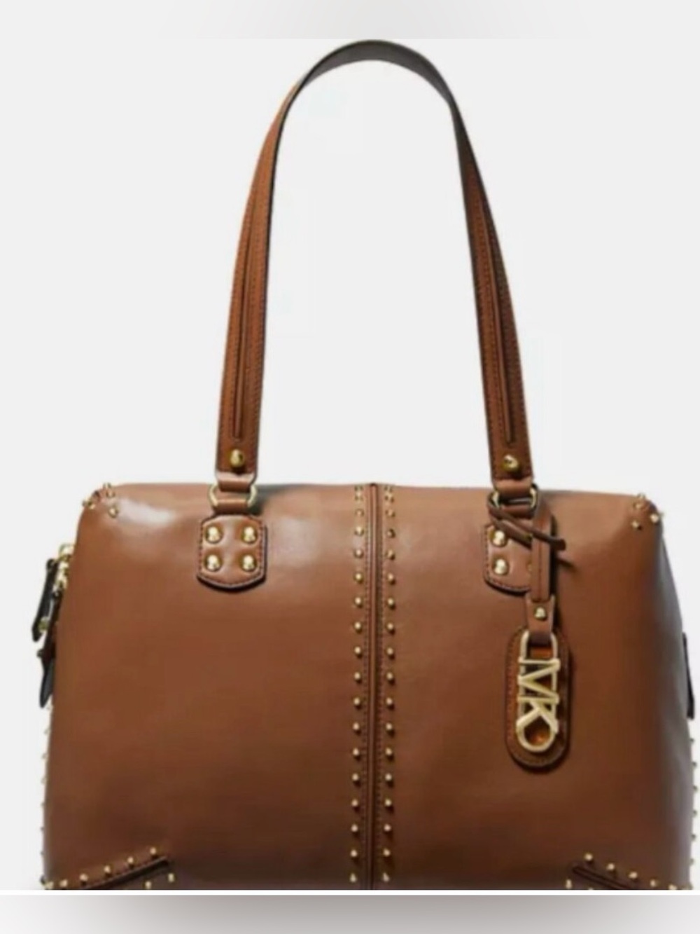 Michael Kors Astor Re Edition Leather Shoulder Tote